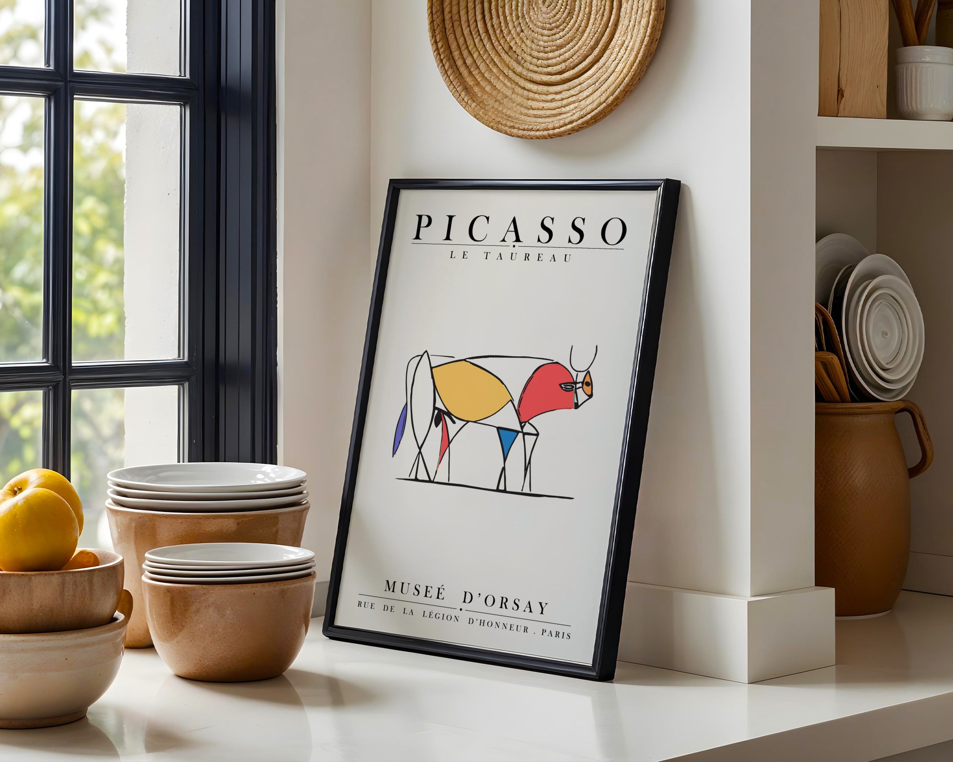Picasso Le Taureau Abstract Bull Framed Poster - View 3