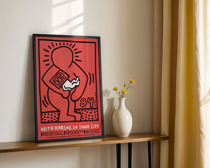 Keith Haring Iowa City Pop Art Framed Poster - View 4