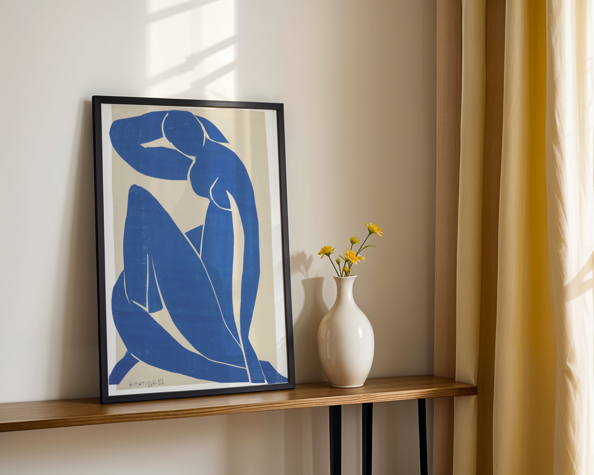 Matisse Blue Nude Reclining Figure Framed Poster - View 1