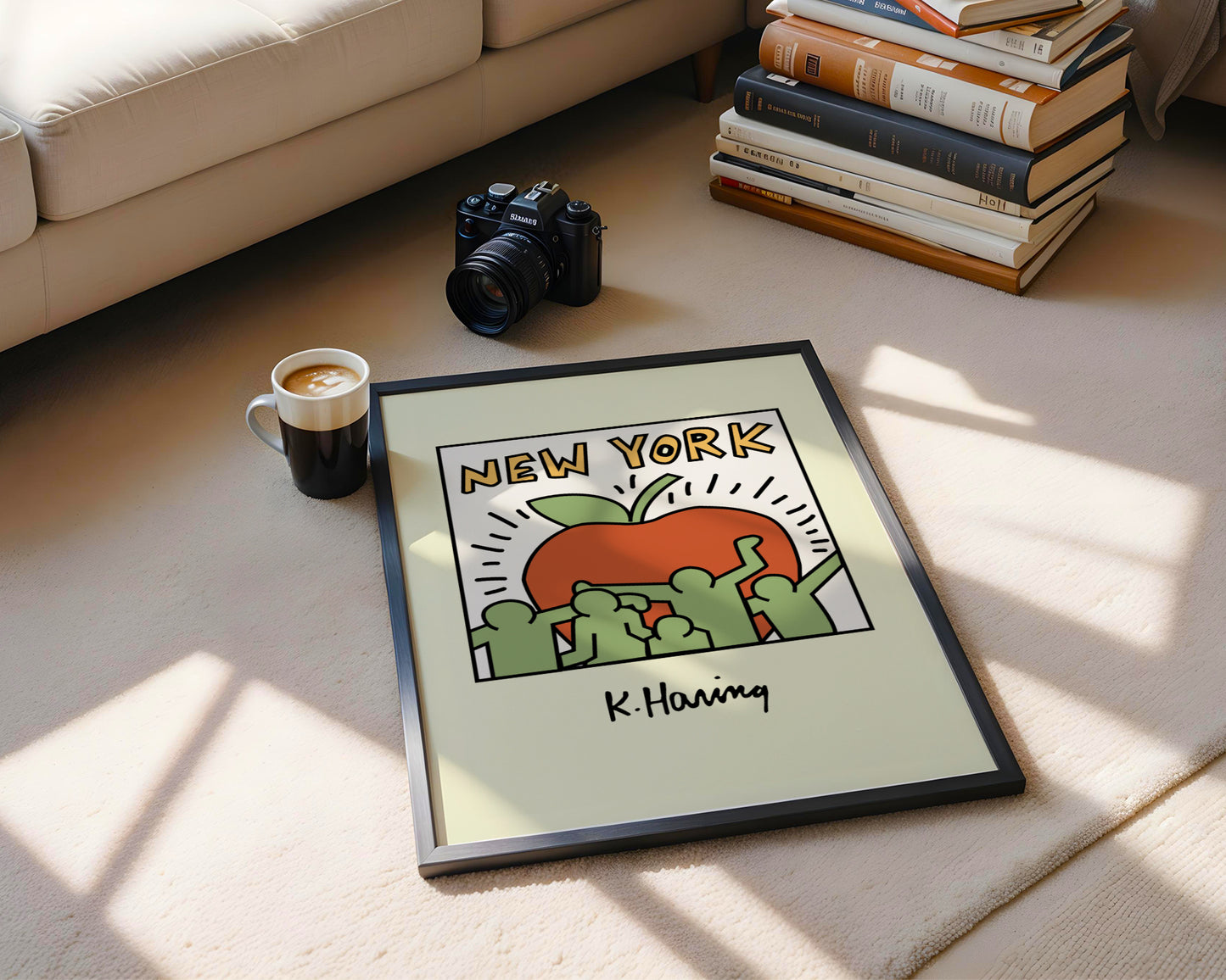 New York Big Apple Pop Art Framed Poster - View 3