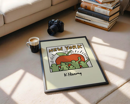 New York Big Apple Pop Art Framed Poster - View 3