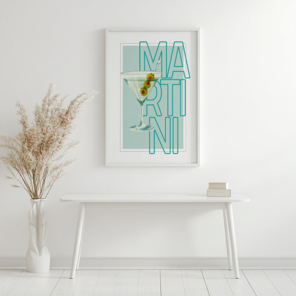 Martini Cocktail Drink Framed Poster – Framed Wall Art Poster - Image 3