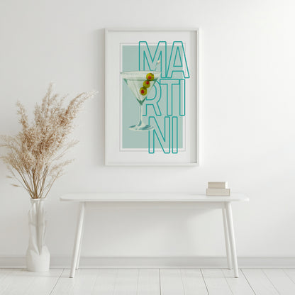 Martini Cocktail Drink Framed Poster – Framed Wall Art Poster - Image 3