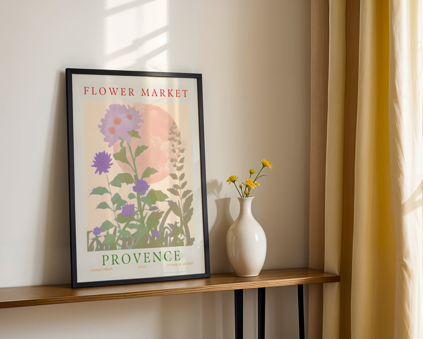 Provence Flower Market Botanical Framed Poster – Framed Wall Art Poster - Image 3