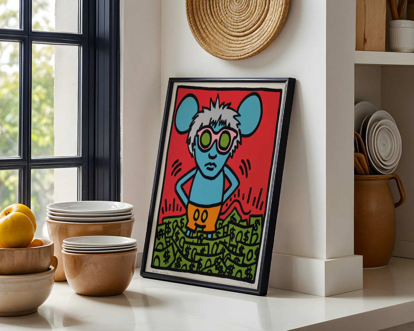 Iconic Pop Art Money Mouse Framed Poster - View 3
