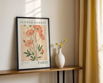 Paris Flower Market Botanical Framed Poster – Framed Wall Art Poster - Image 3