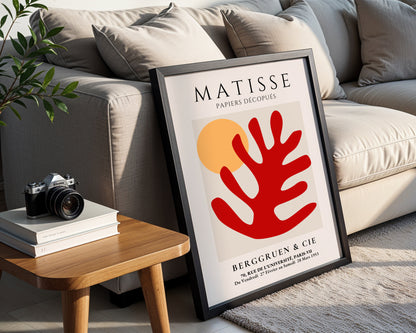 Matisse Abstract Cut-Out Art Framed Poster - View 2