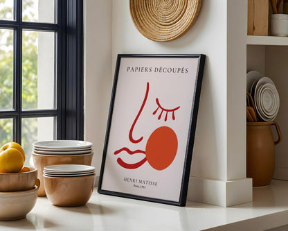 Henri Matisse Papiers Découpés Abstract Framed Art - View 4