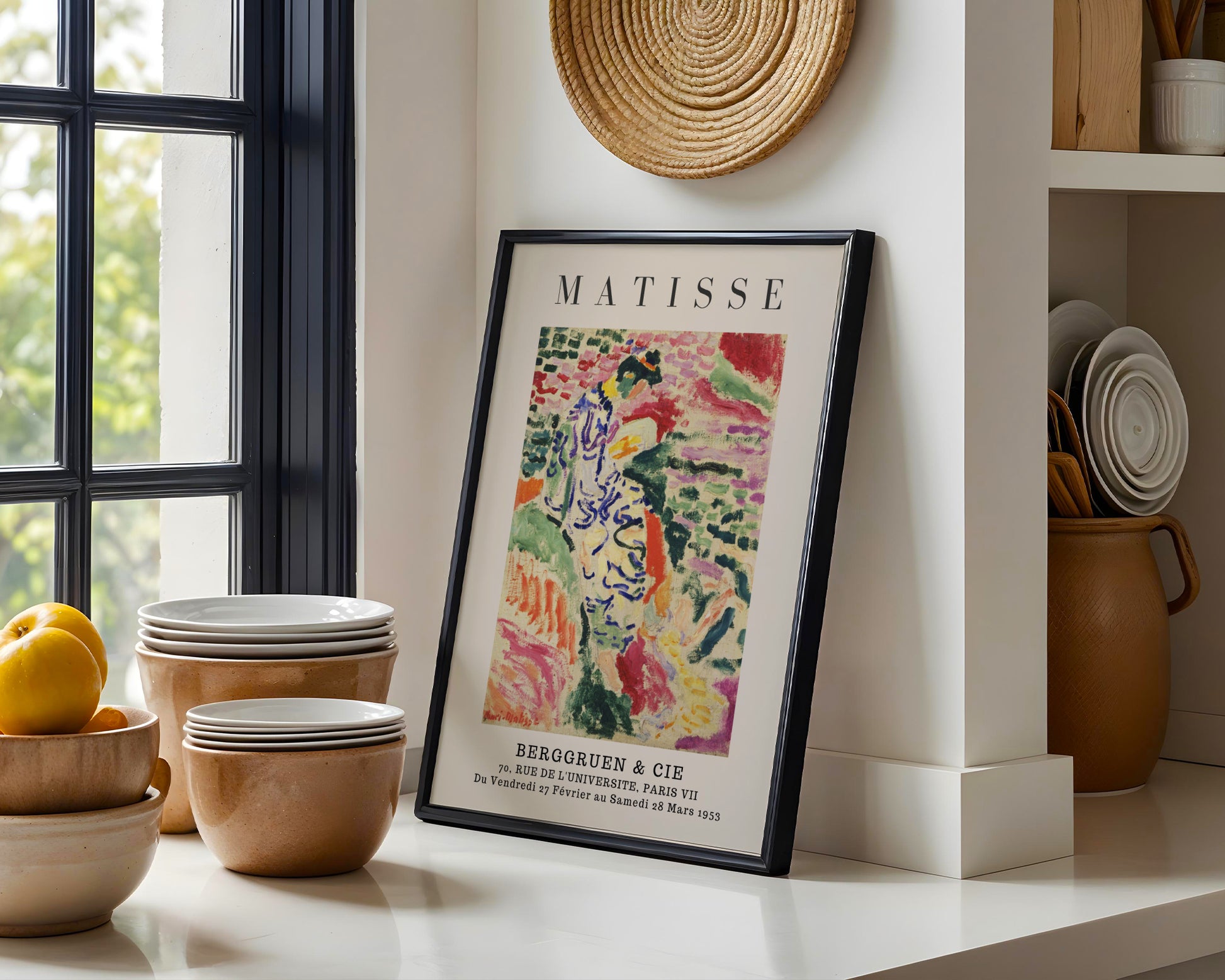 Matisse Abstract Fauvist Figure Framed Poster - View 5