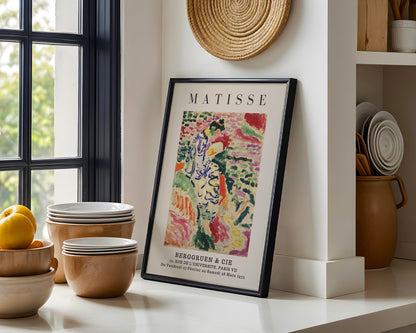 Matisse Abstract Fauvist Figure Framed Poster - View 5