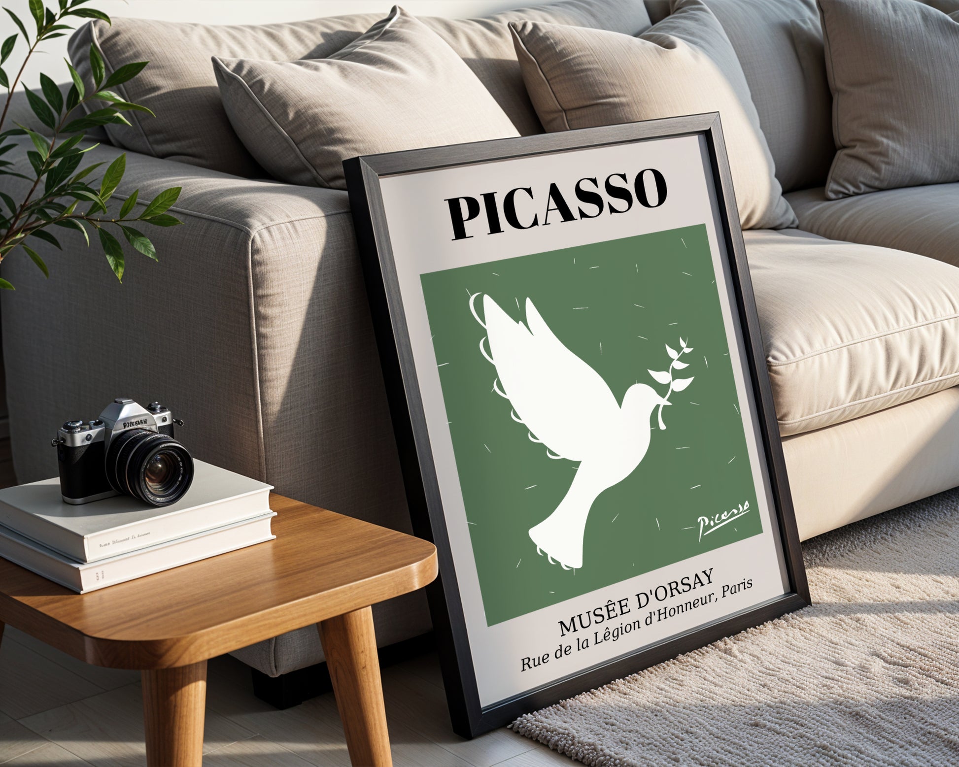 Picasso Dove of Peace Musée d'Orsay Framed Wall Art - View 2