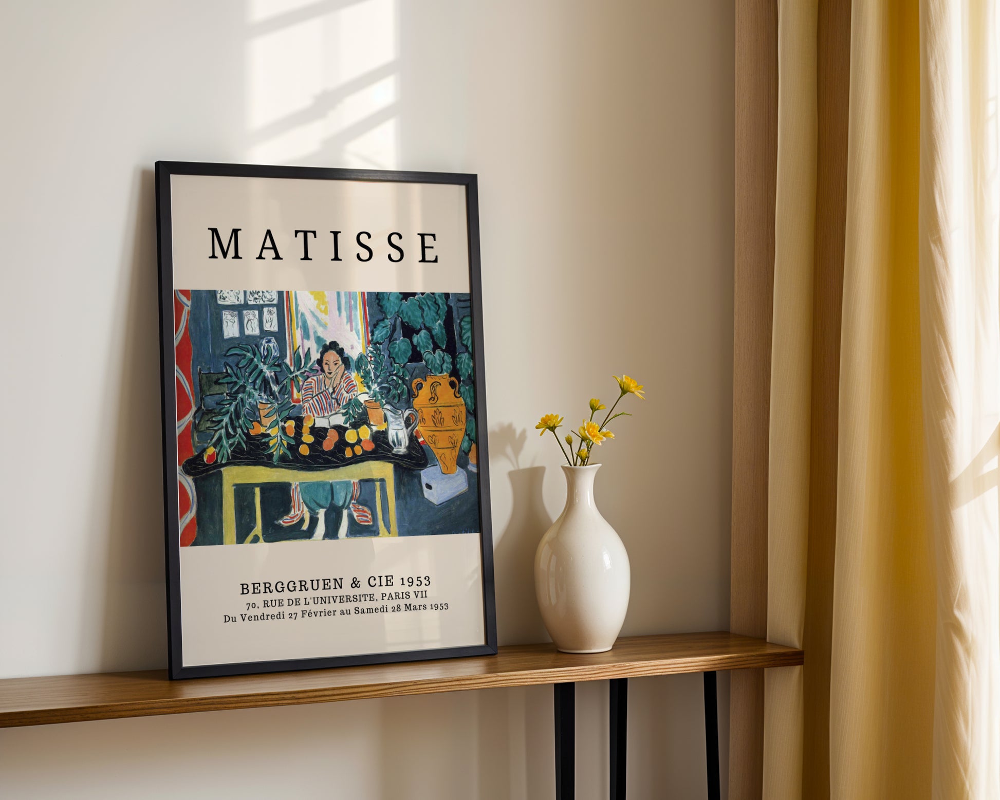 Matisse Still Life Exhibition Framed Poster - View 1