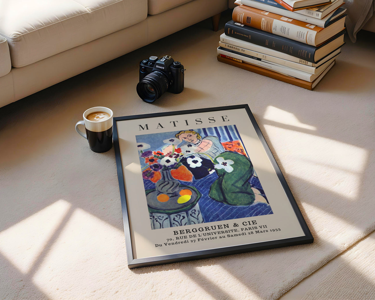 Matisse Woman & Still Life Framed Art Print - View 1