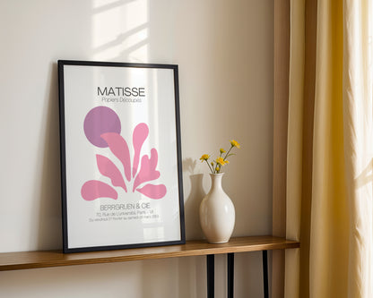 Matisse Papiers Découpés Abstract Art Framed Poster - View 3
