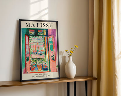 Matisse "Open Window, Collioure" Fauvist Framed Art Poster - View 4