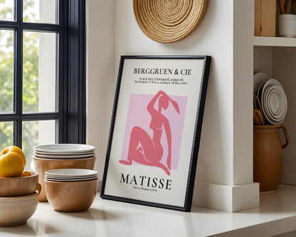 Matisse Nu Bleu Abstract Figure Framed Poster - View 5