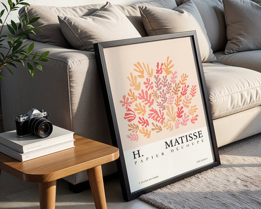 H. Matisse Papier Découpé Abstract Wall Art - View 2