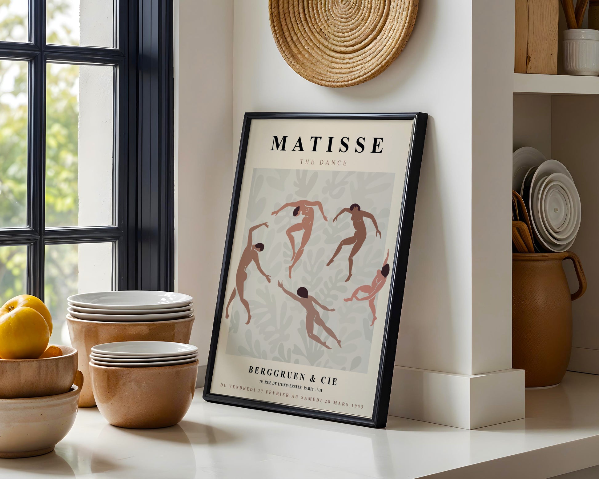 Matisse The Dance Abstract Figures Framed Poster - View 2