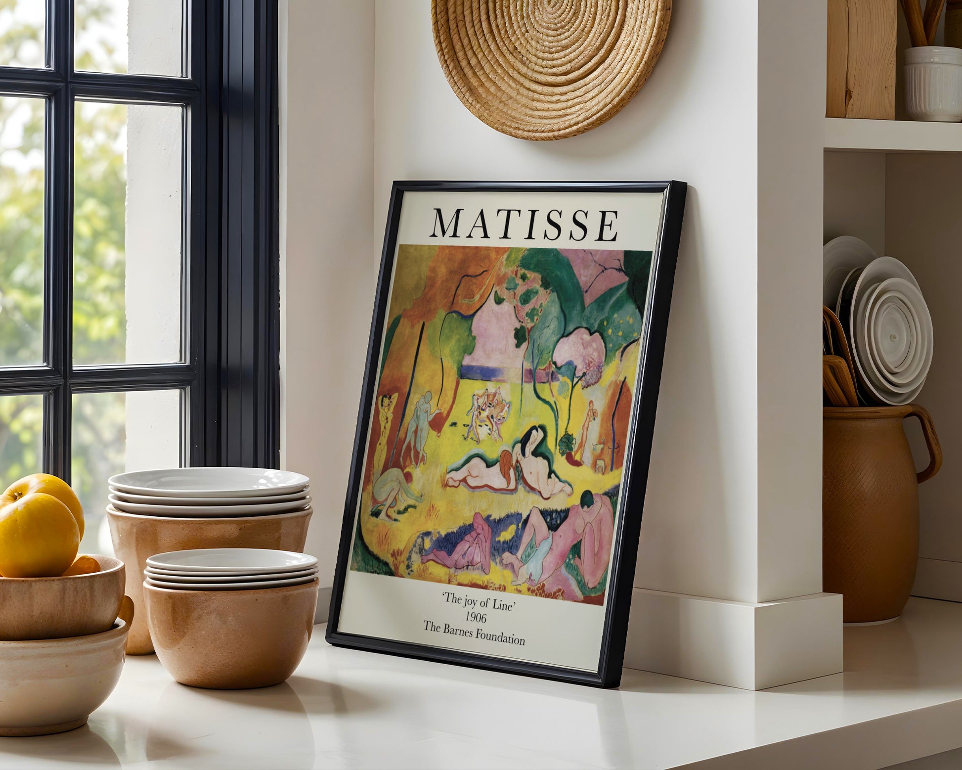 Matisse 'The Joy of Life' 1906 Framed Poster - View 3