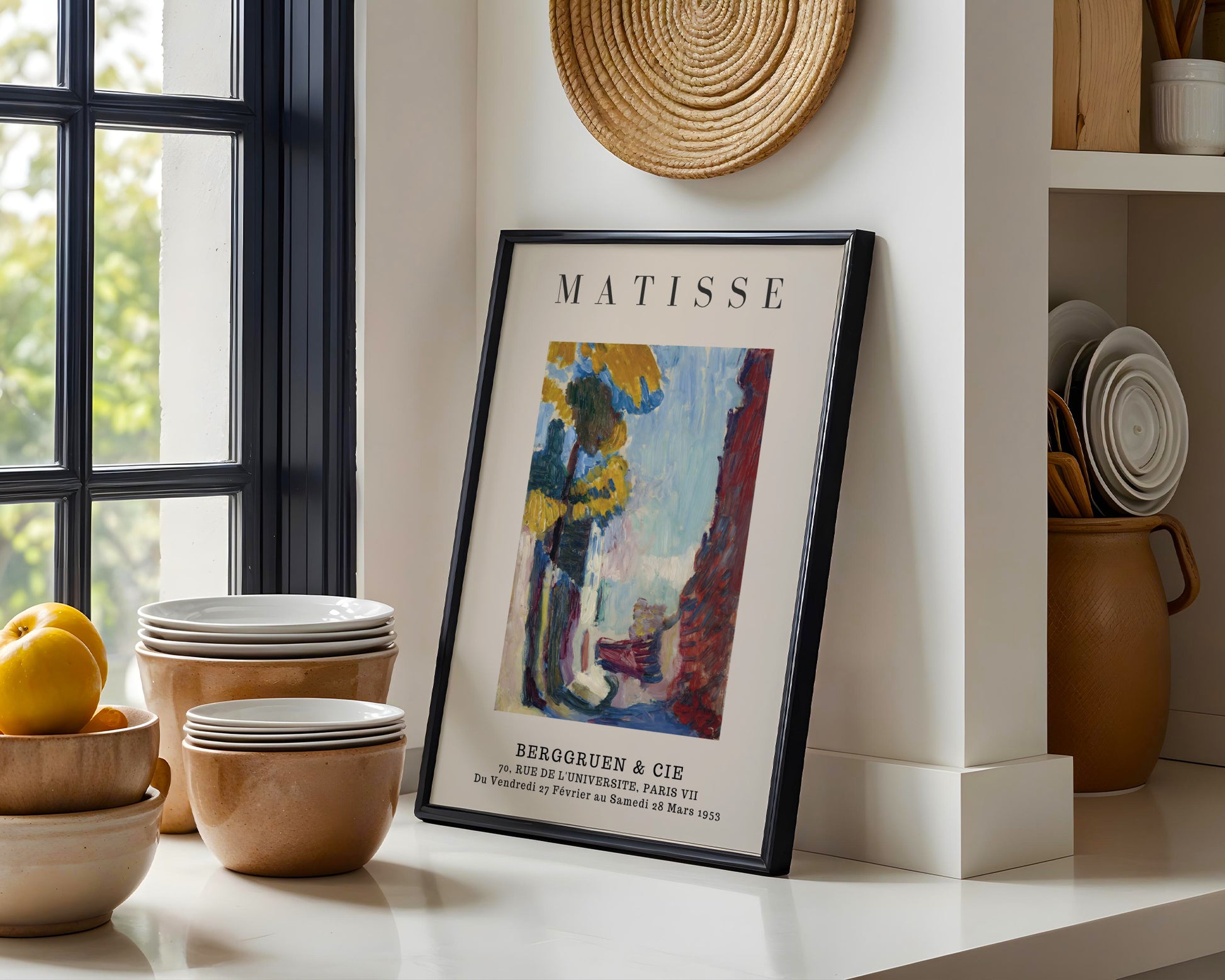 Matisse Paris Exhibition Abstract Framed Poster - View 5