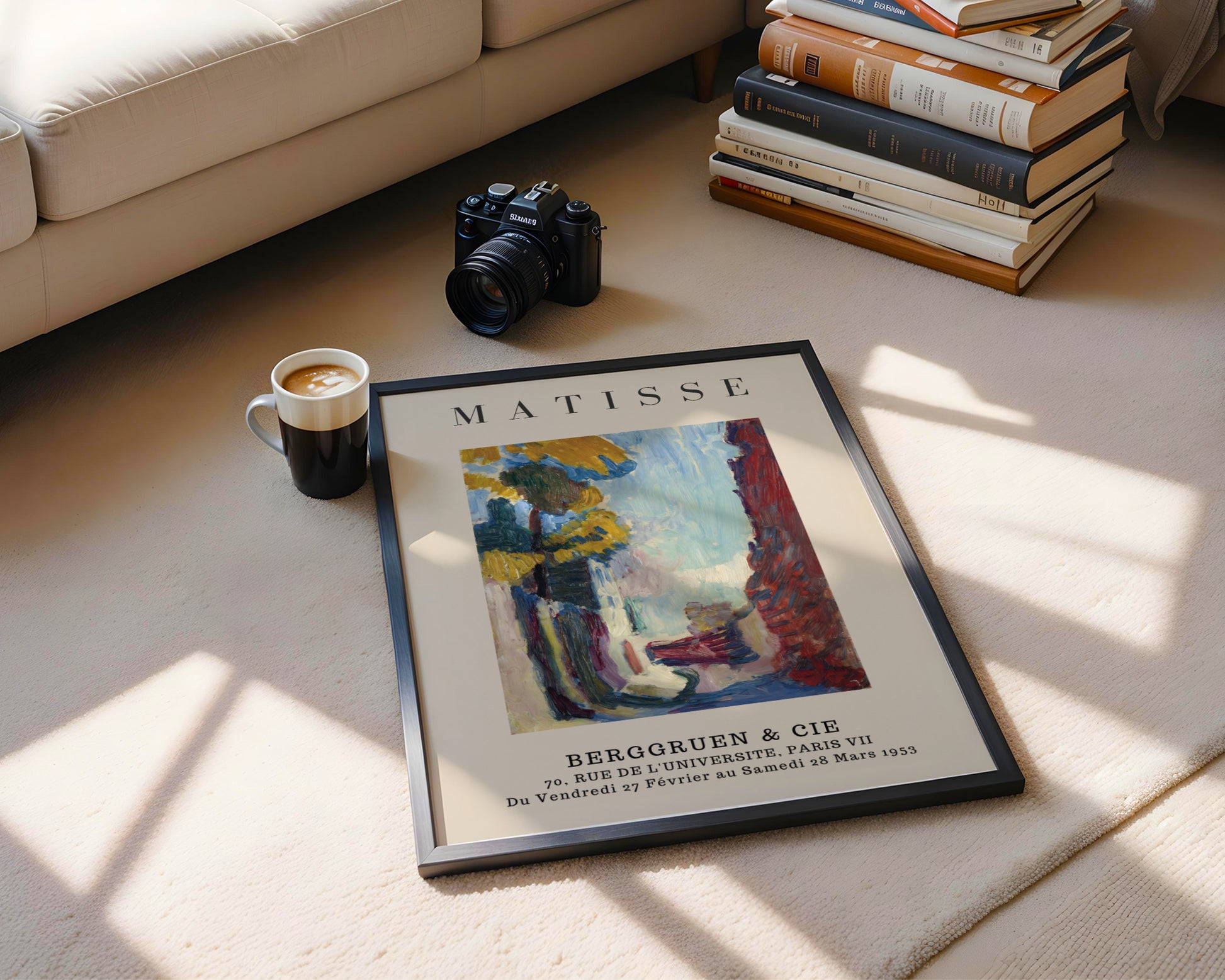 Matisse Paris Exhibition Abstract Framed Poster - View 2