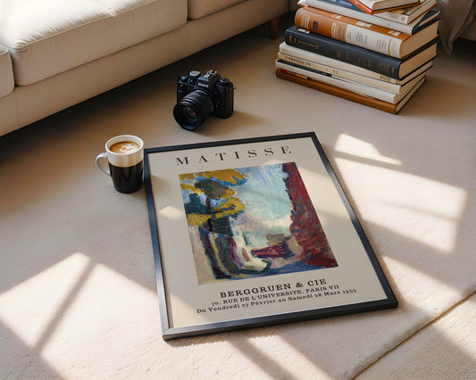 Matisse Paris Exhibition Abstract Framed Poster - View 2
