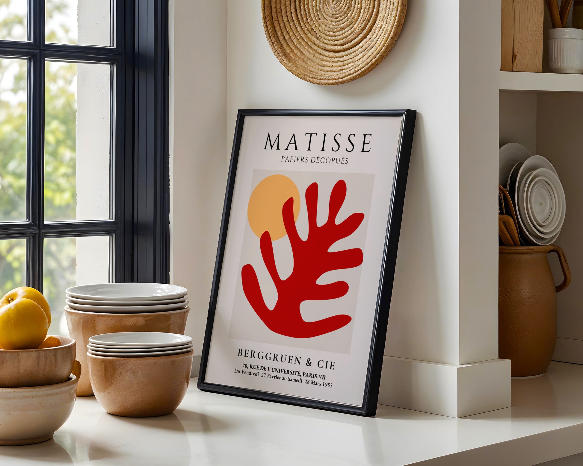 Matisse Abstract Cut-Out Art Framed Poster - View 4