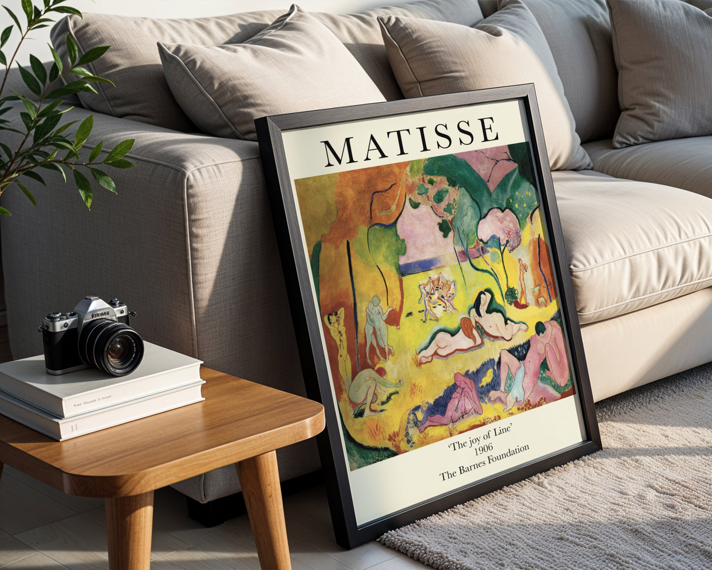 Matisse 'The Joy of Life' 1906 Framed Poster - View 5