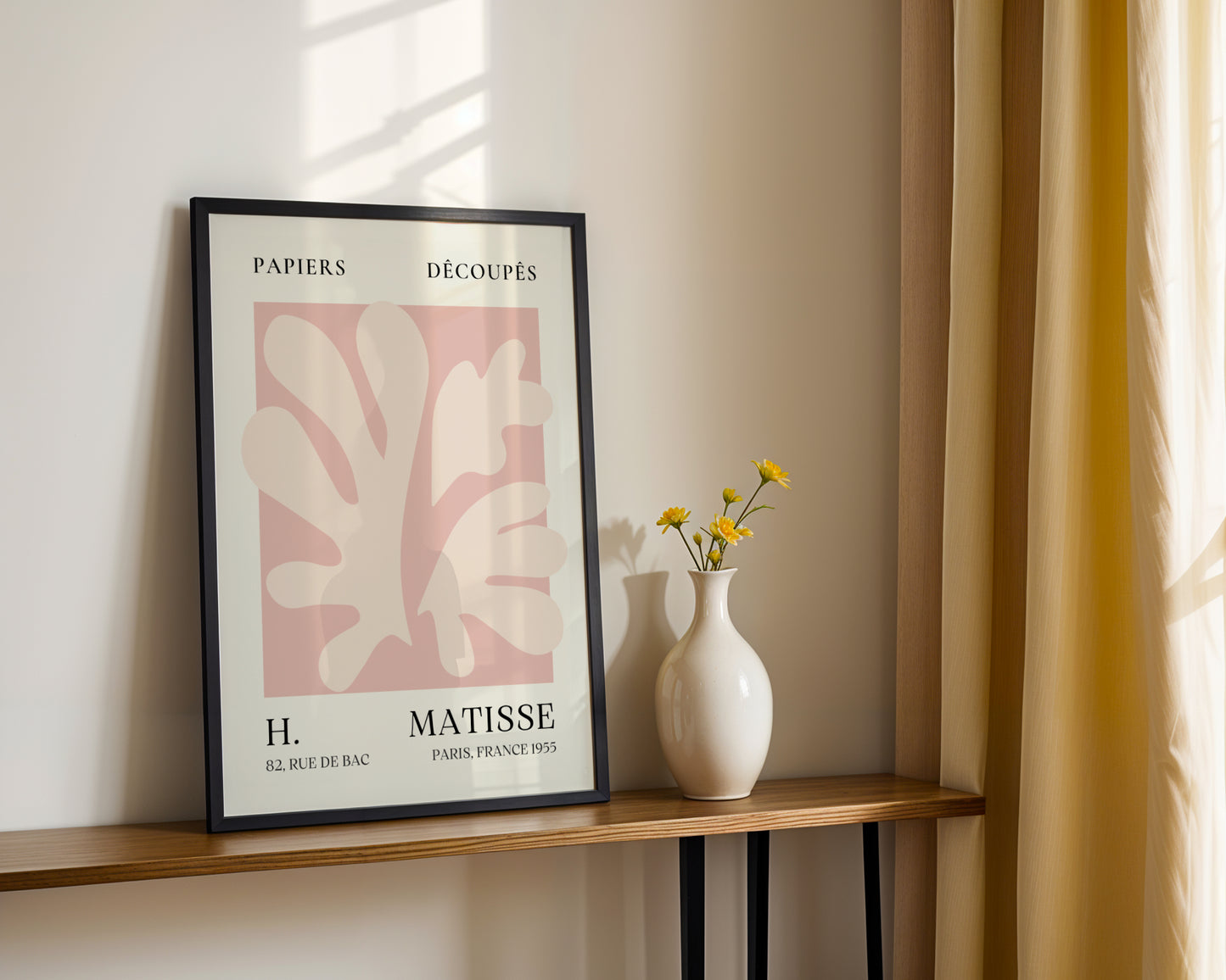 Matisse Abstract Botanical Papiers Découpés Framed Poster - View 4