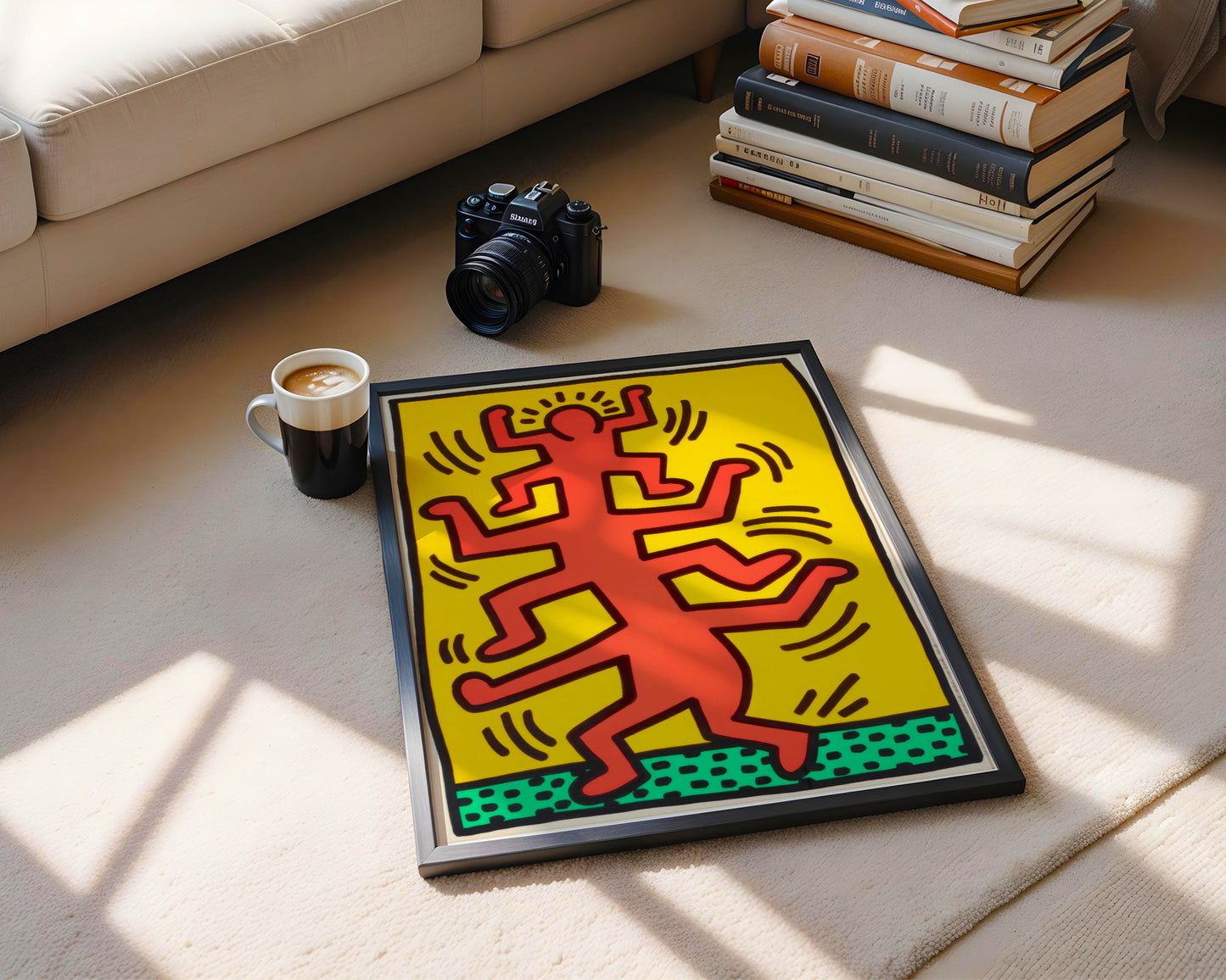 Dynamic Pop Art Figures Framed Poster - View 2