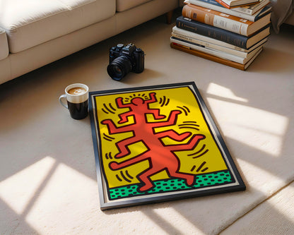 Dynamic Pop Art Figures Framed Poster - View 2
