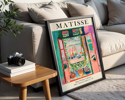 Matisse "Open Window, Collioure" Fauvist Framed Art Poster - View 1