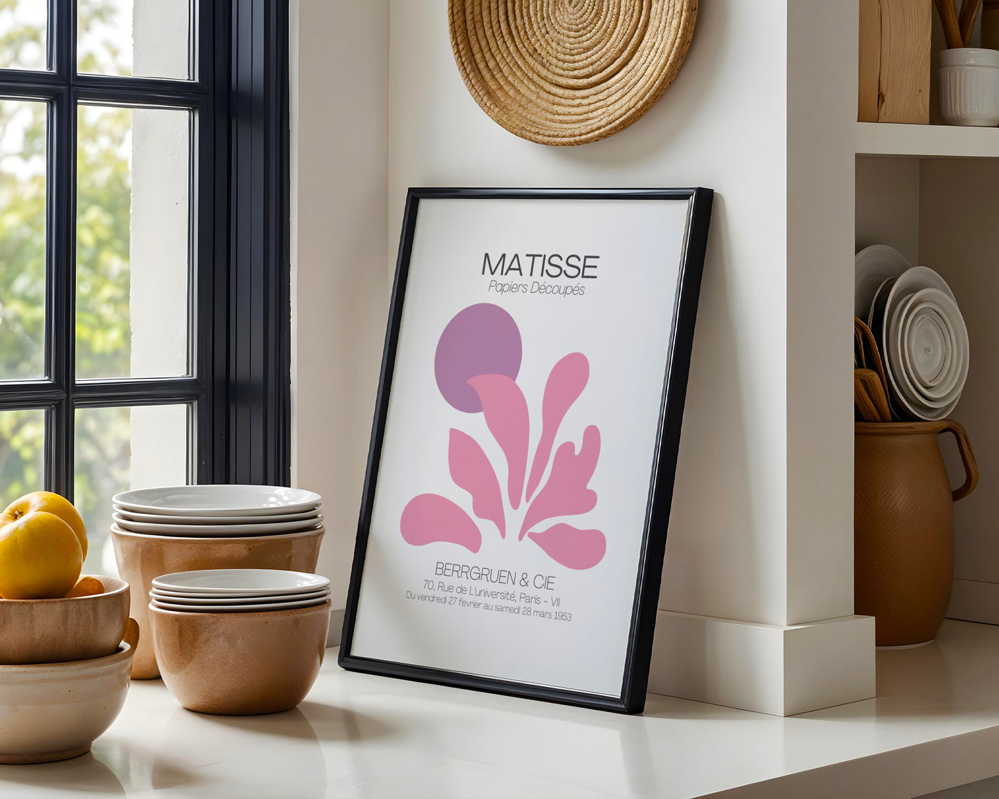 Matisse Papiers Découpés Abstract Art Framed Poster - View 1