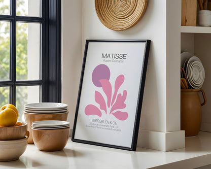 Matisse Papiers Découpés Abstract Art Framed Poster - View 1