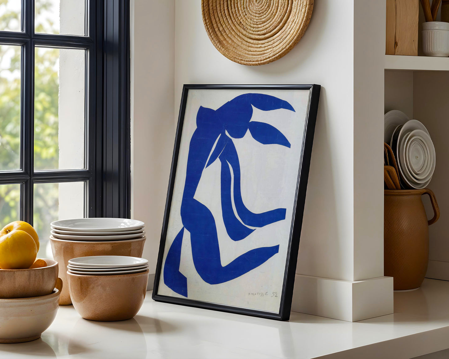 Matisse Blue Nude Abstract Framed Poster - View 3