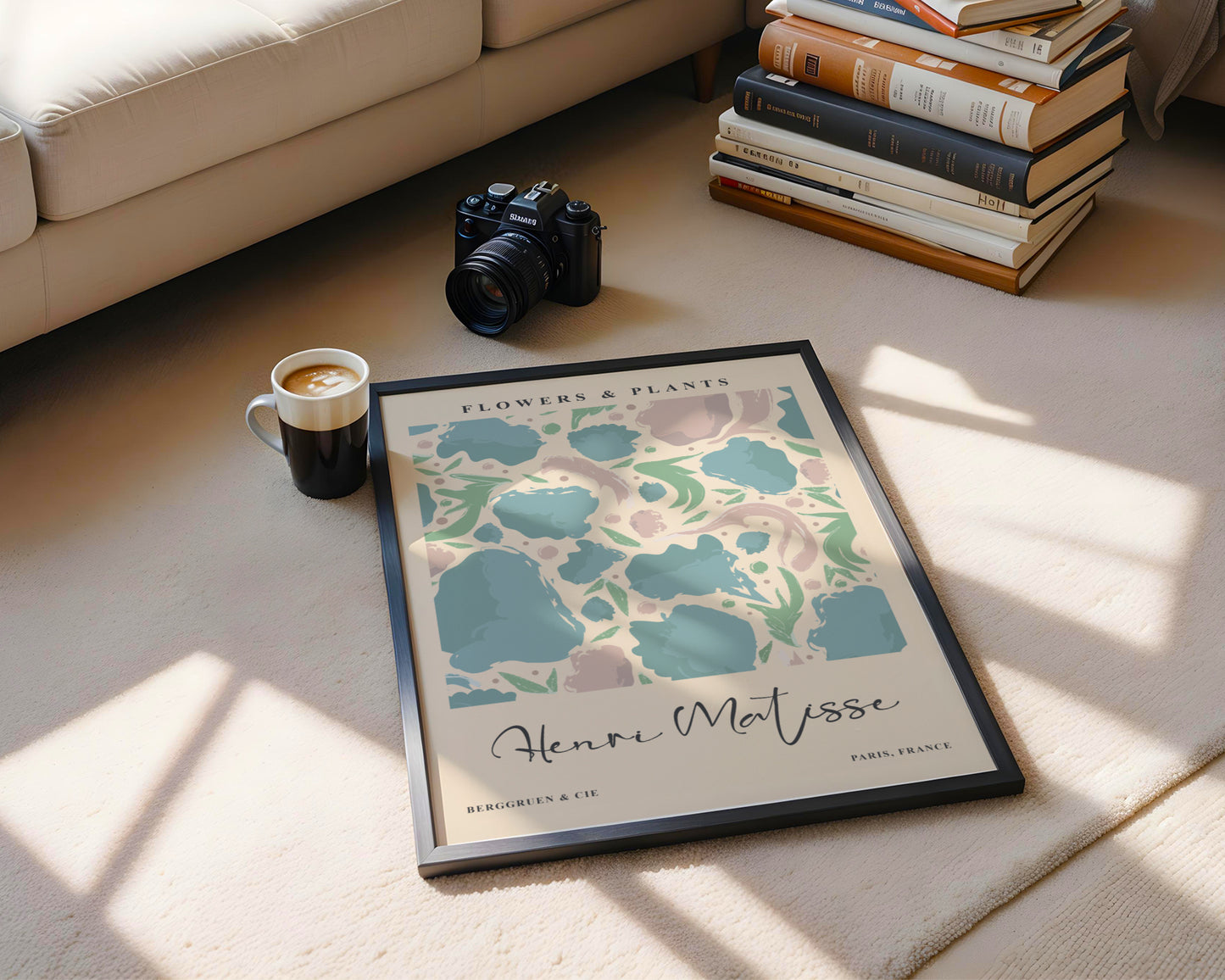 Henri Matisse Abstract Flowers & Plants Framed Poster - View 1