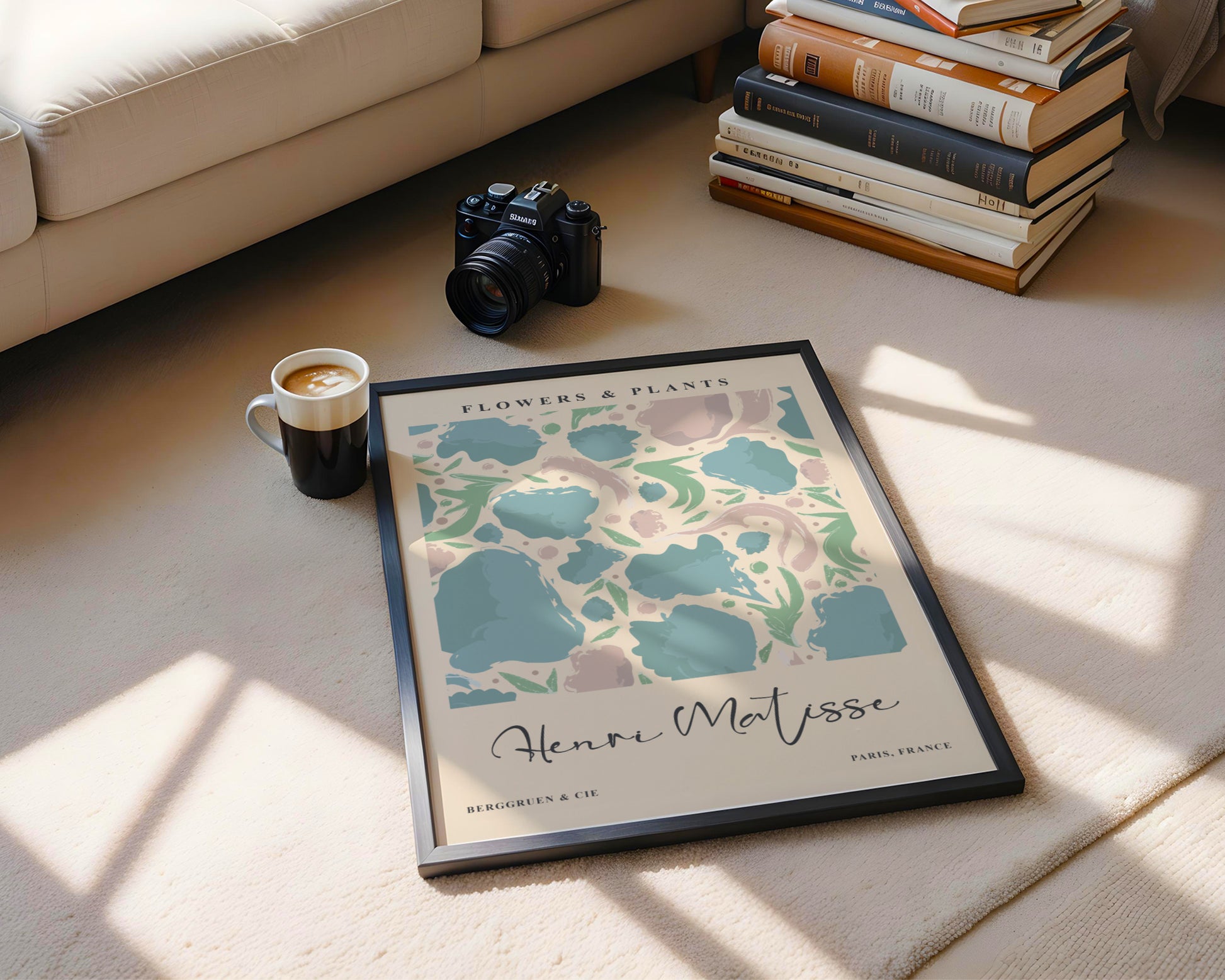 Henri Matisse Abstract Flowers & Plants Framed Poster - View 1