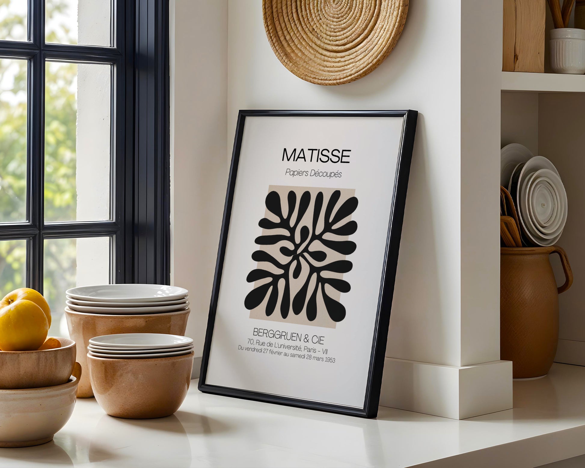 Matisse Papiers Découpés Abstract Framed Wall Art - View 3