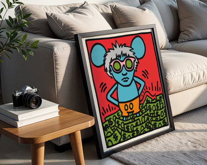 Iconic Pop Art Money Mouse Framed Poster - View 4