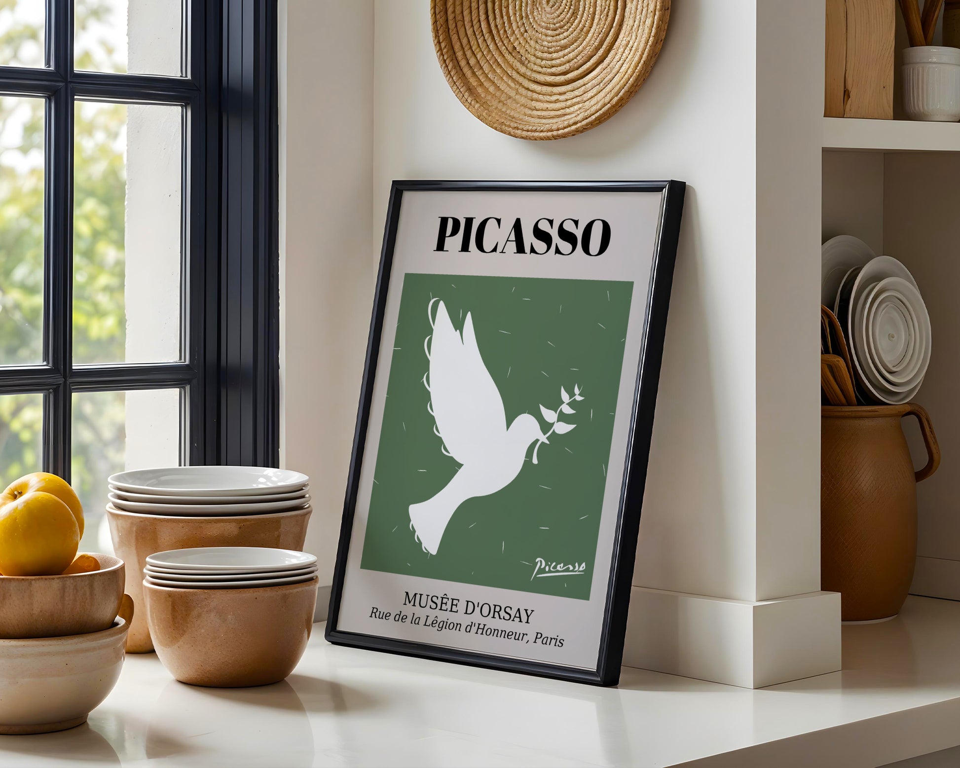 Picasso Dove of Peace Musée d'Orsay Framed Wall Art - View 1