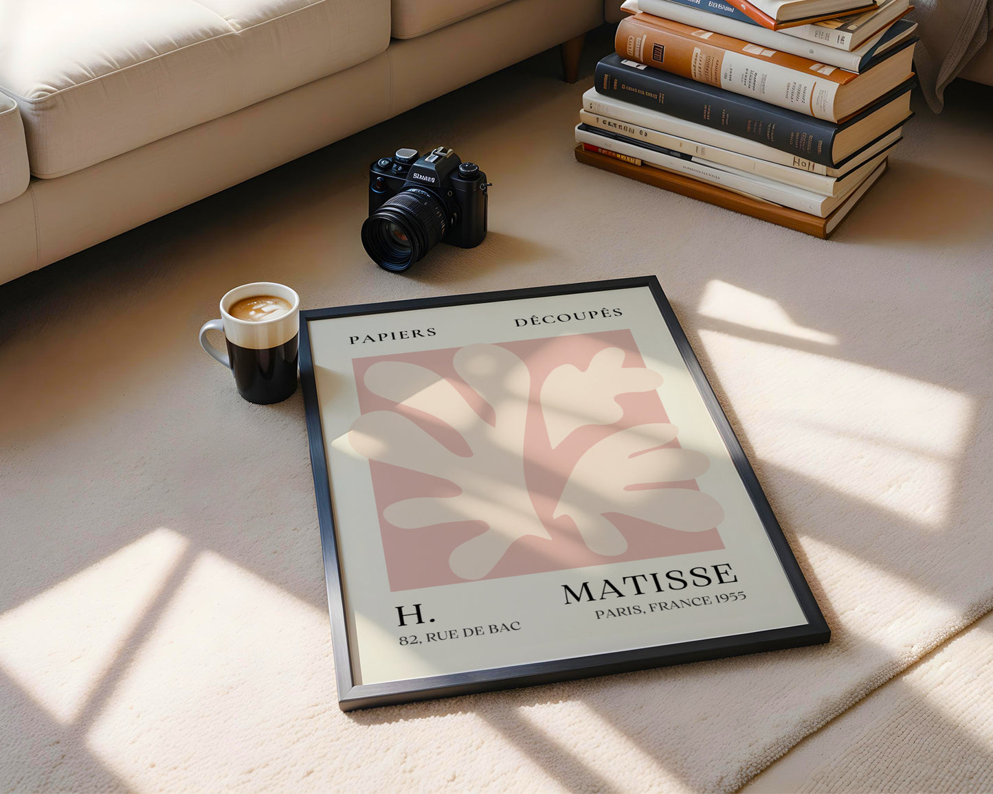 Matisse Abstract Botanical Papiers Découpés Framed Poster - View 5