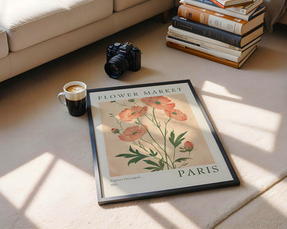 Paris Flower Market Botanical Framed Poster – Framed Wall Art Poster - Image 4