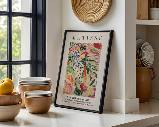 Matisse Abstract Fauvist Figure Framed Poster - View 1