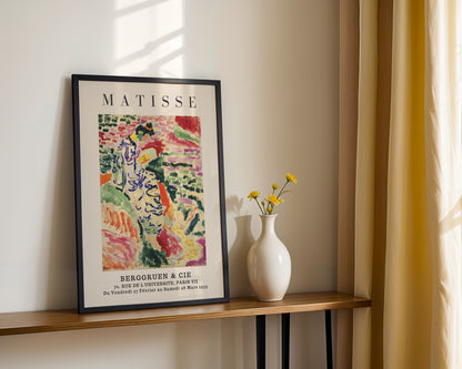 Matisse Abstract Fauvist Figure Framed Poster - View 3