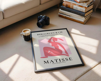 Matisse Nu Bleu Abstract Figure Framed Poster - View 4
