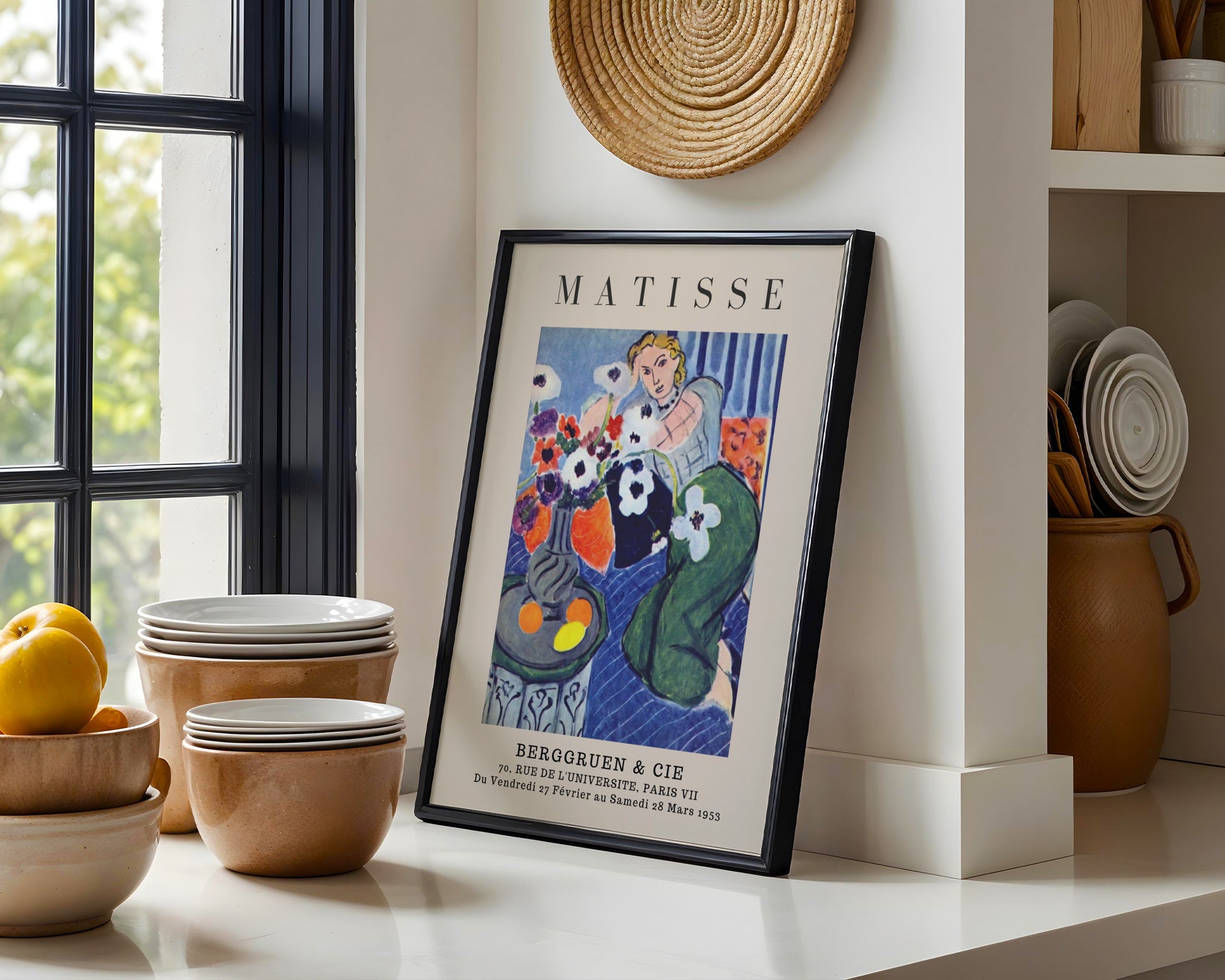 Matisse Woman & Still Life Framed Art Print - View 2