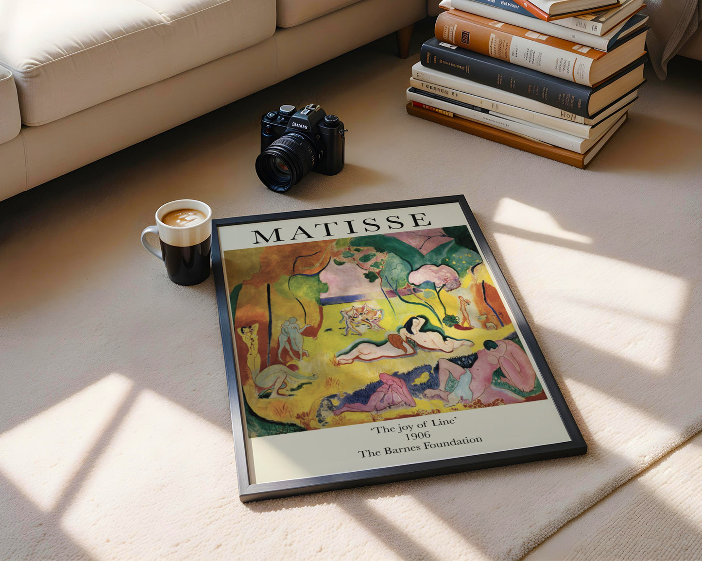Matisse 'The Joy of Life' 1906 Framed Poster - View 4