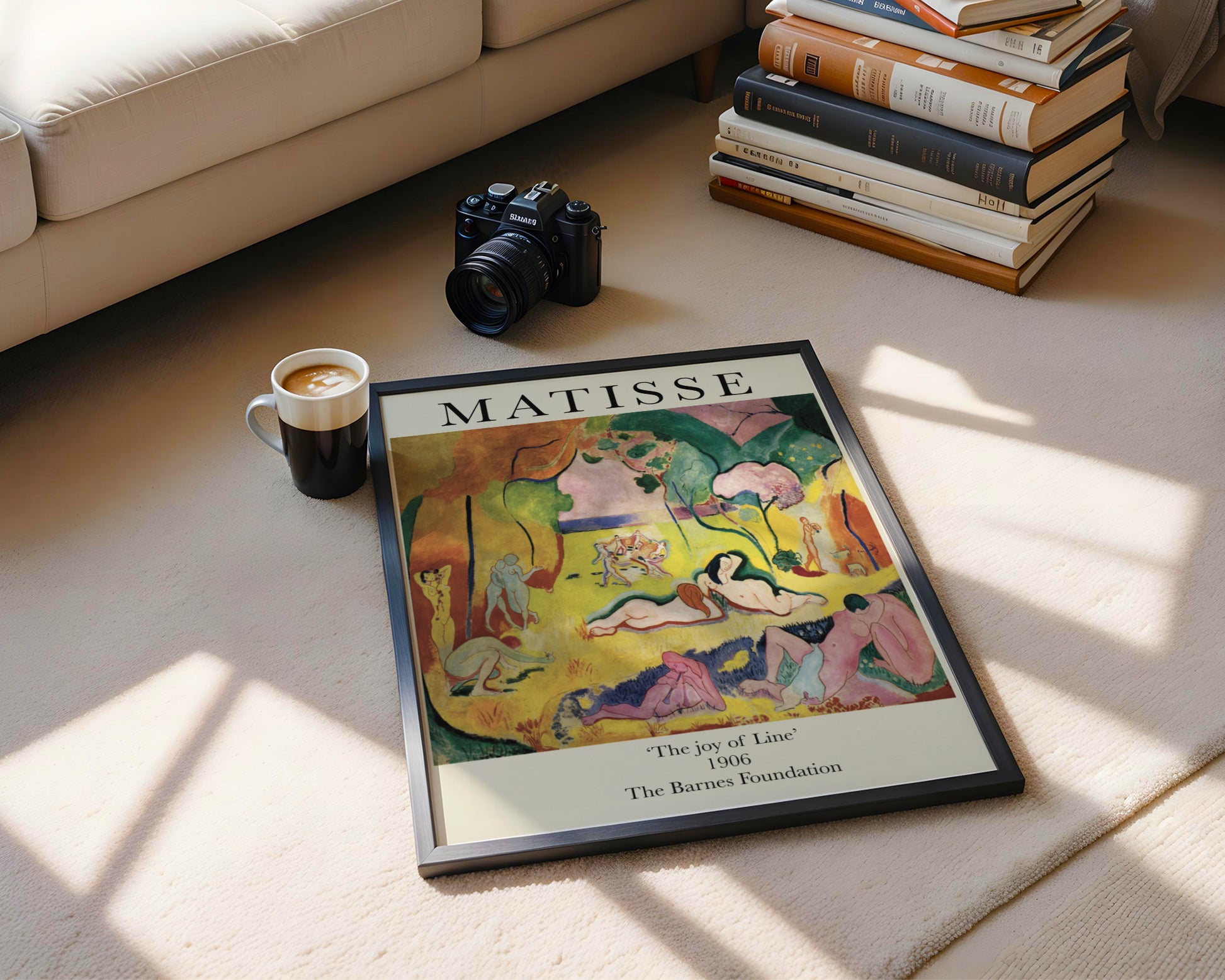 Matisse 'The Joy of Life' 1906 Framed Poster - View 4