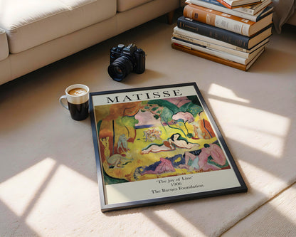 Matisse 'The Joy of Life' 1906 Framed Poster - View 4
