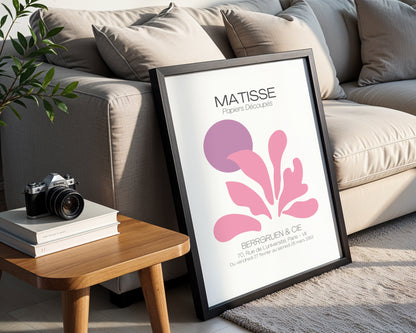 Matisse Papiers Découpés Abstract Art Framed Poster - View 4
